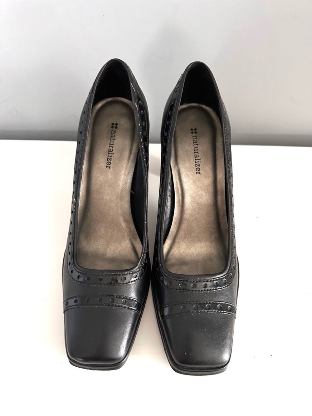 NATURALIZER - Chase, Women’s, Black, Leather, Heel, Pumps, Size 8.5, Like New
